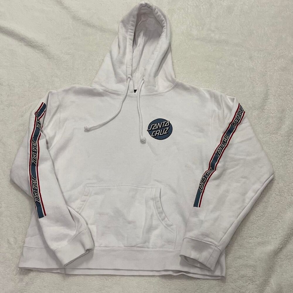 Santa-cruz Men's White Hoodie
